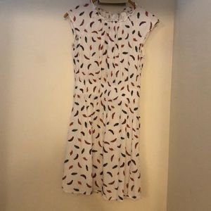 H&M multicolor feather dress